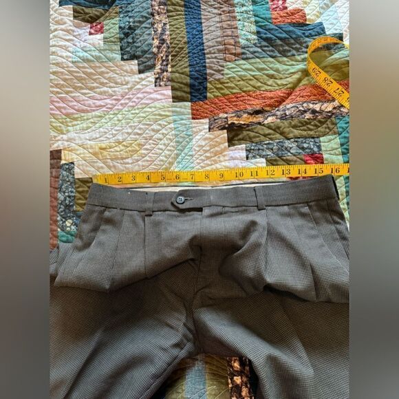 🌞TWO PIECE SET Vintage Andre Villard Paris Suit Jacket and Pants Men’s Size 37R - Picture 4 of 12
